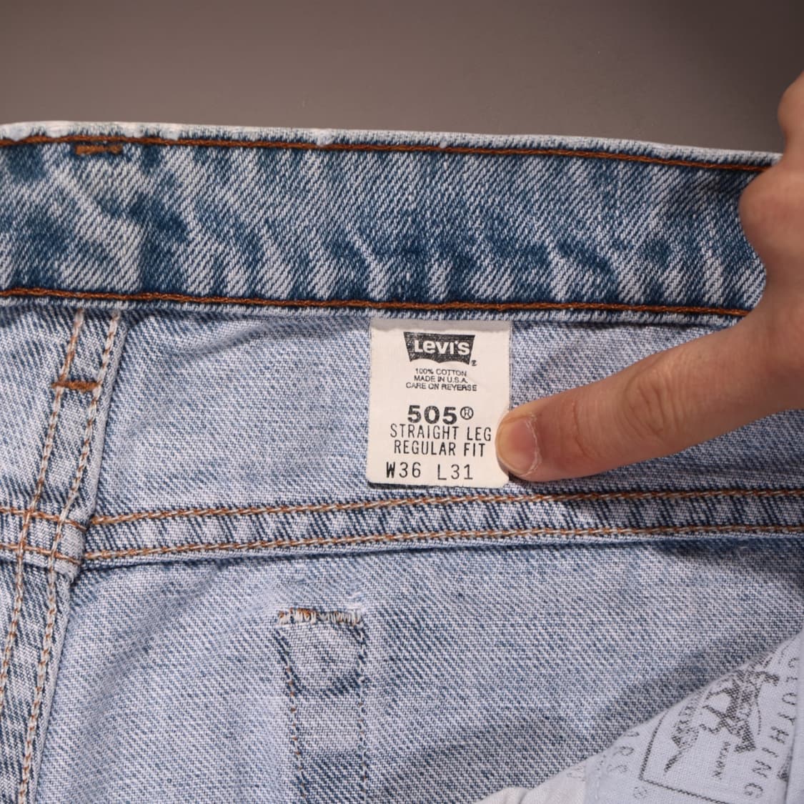 90s 리바이스 505 데님 팬츠 상품이미지5