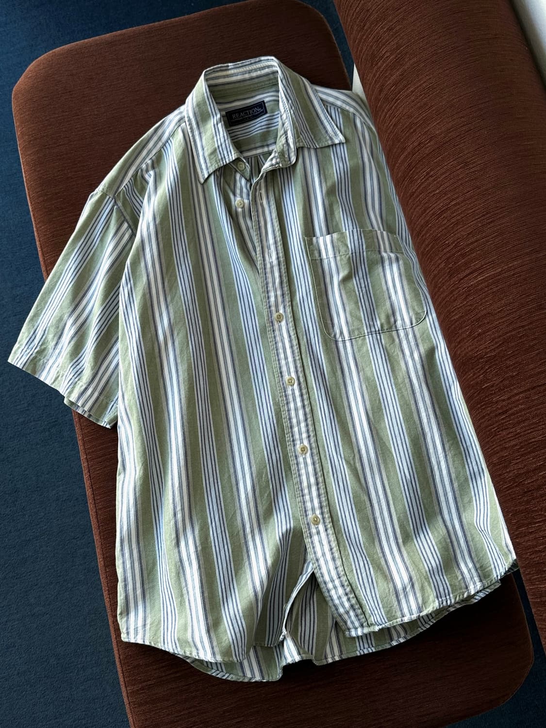 Natural cotton stripe design H/S shirt 상품이미지2