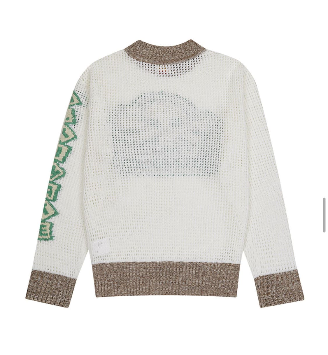 (새상품) 사파리스팟 멀티 스컬 메쉬 니트 아이보리 상품이미지3