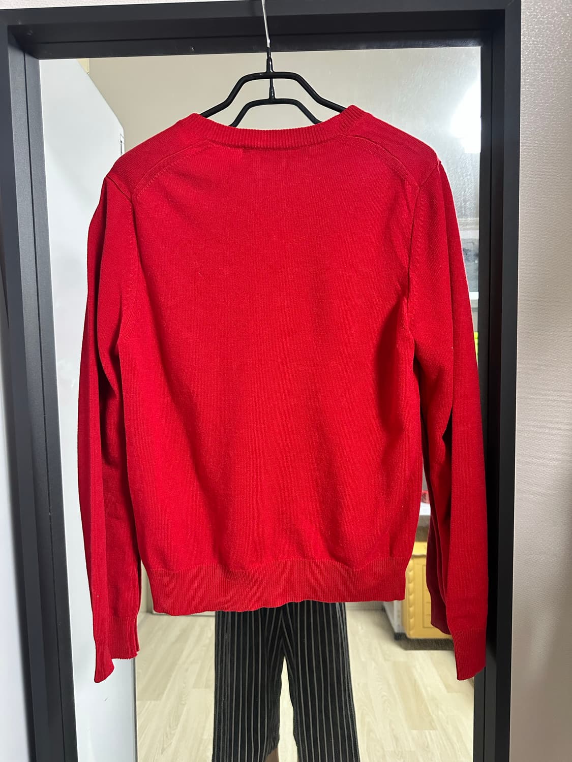 꼼데가르송 플레이 레드 하트 와펜 가디건 M 상품이미지2