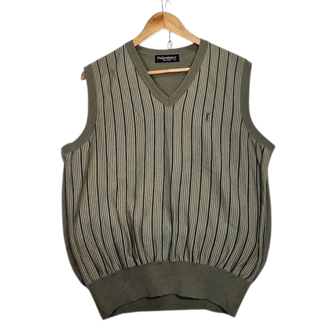 입생로랑 YSL 스트라이프 니트조끼 상품이미지1