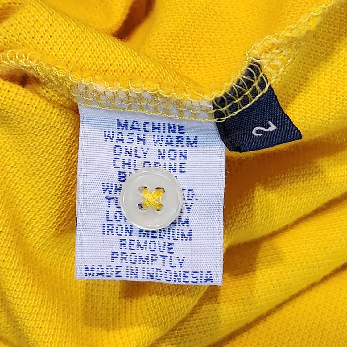 폴로 랄프로렌 반팔 카라티 노란색 (M) 상품이미지3