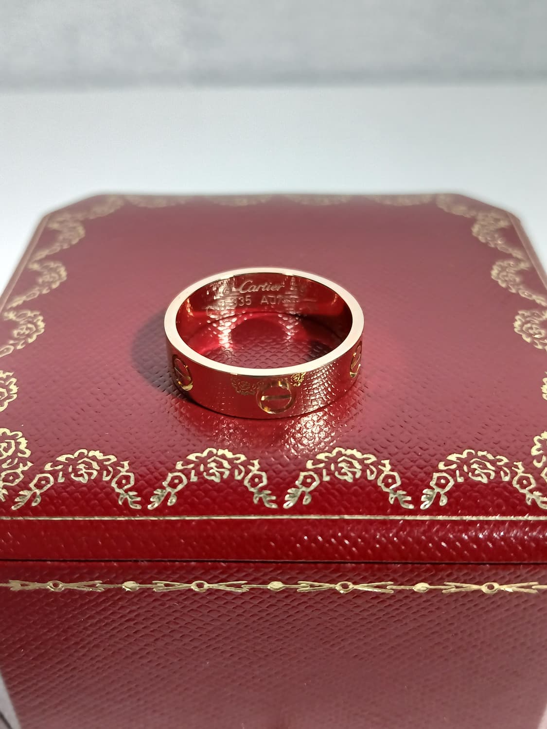까르띠에 러브링 클래식 59호 옐로우골드 상품이미지4