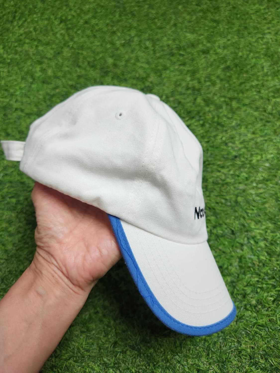 Ncover 화이트 볼캡 🎩 감성 힙 포인트 상품이미지2