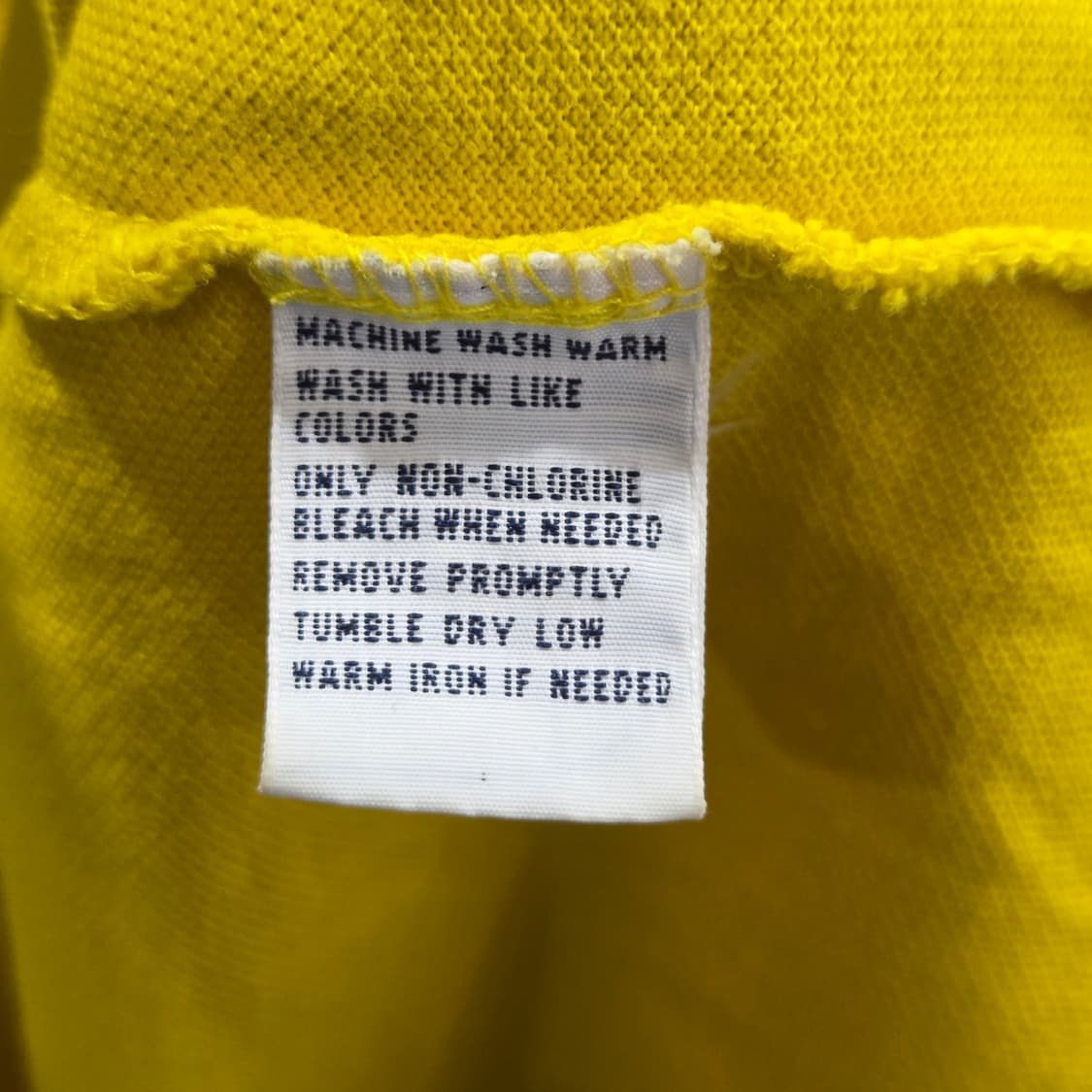 폴로랄프로렌 빅포니 피케 카라 반팔티 옐로우 L  상품이미지4