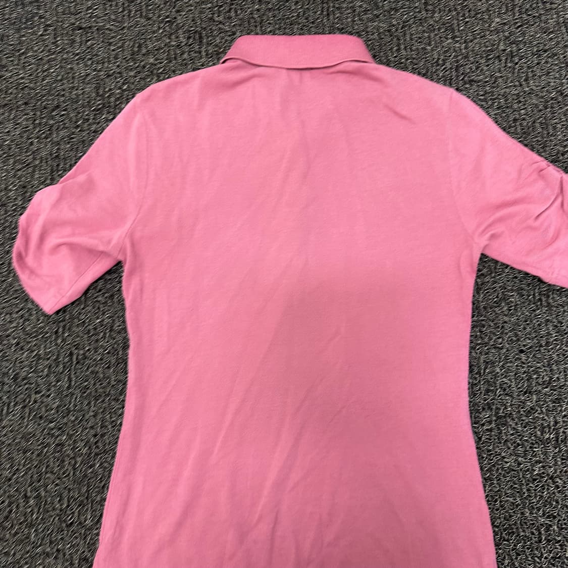 버버리 브릿 여성 빅로고 카라티 반팔티셔츠 핑크 XS 상품이미지6