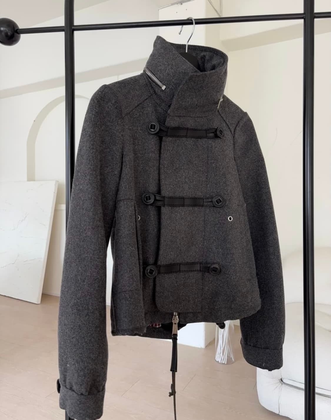 디스퀘어드2 하이넥  울 나폴레옹 자켓 상품이미지1