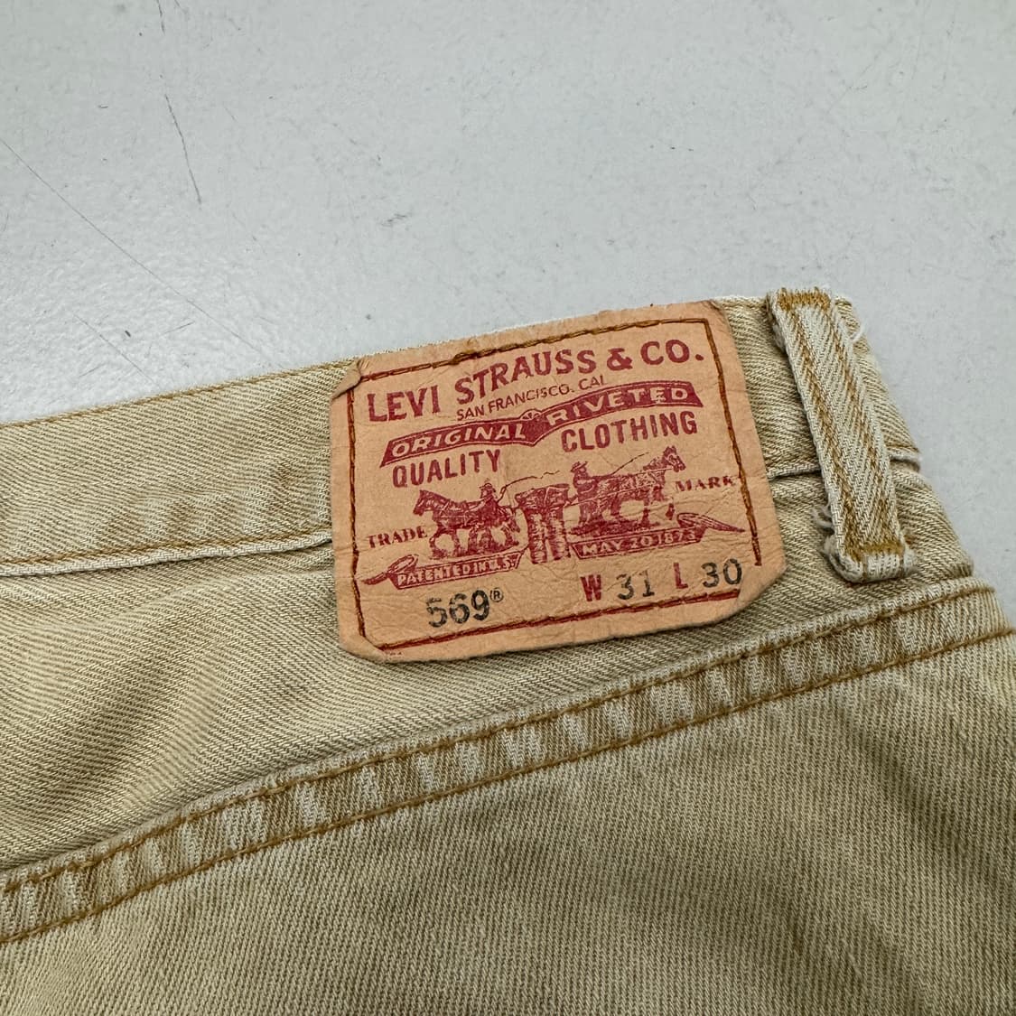 리바이스 00s 569 새깅 워싱 스케이터 와이드 데님팬츠 상품이미지7