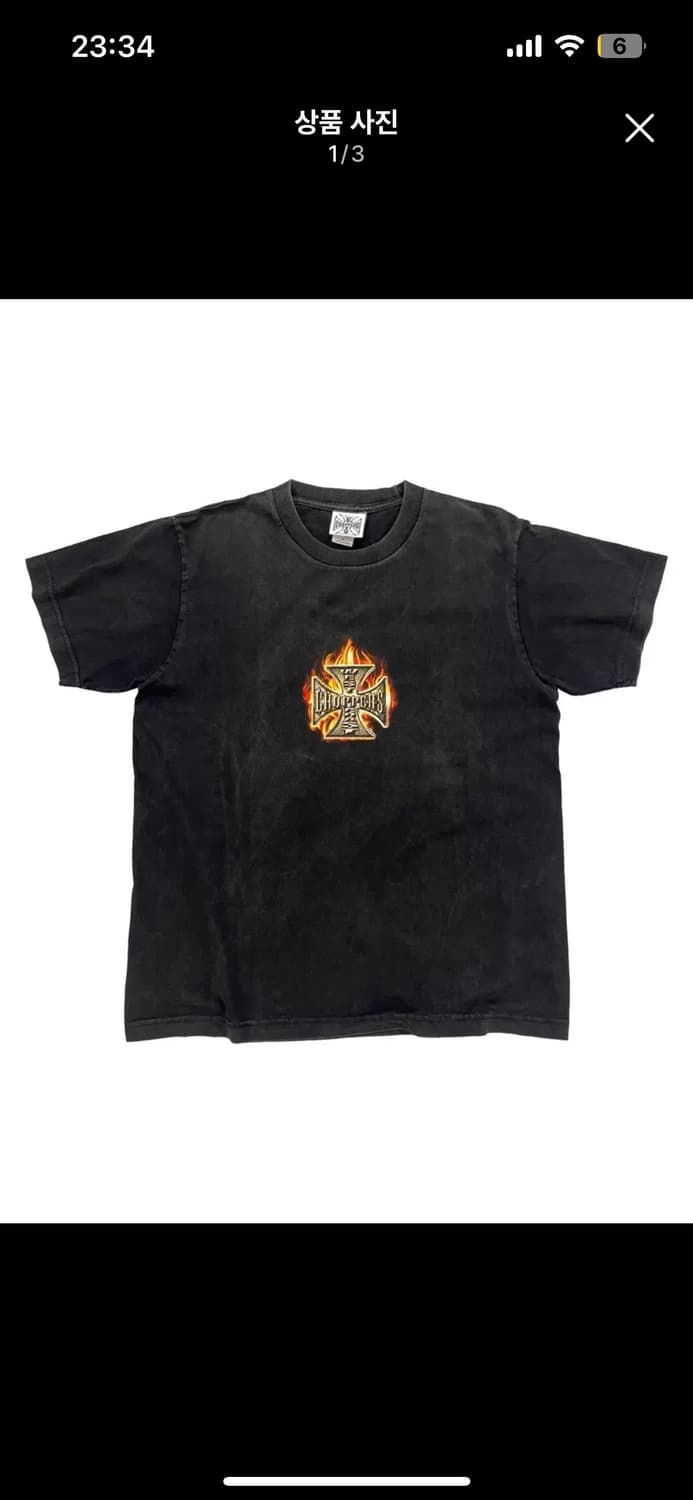 웨스트코스트차퍼스 빈티지 플레임 반팔 M 상품이미지1