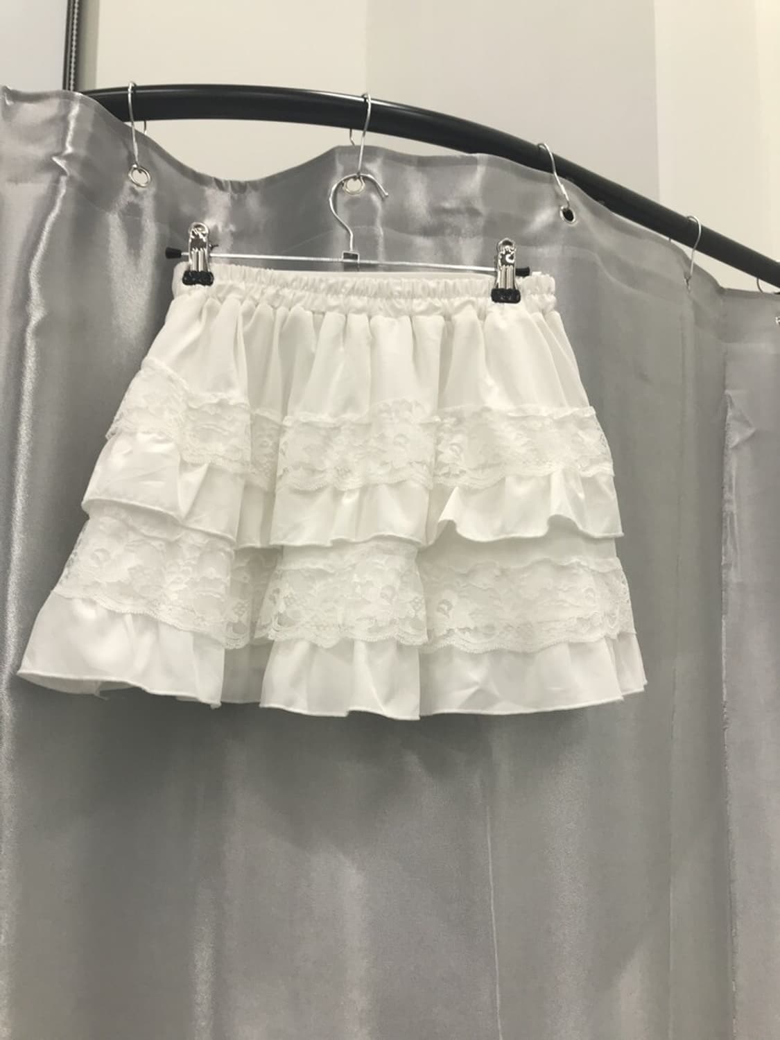 Jpn White Frill Mini Skirts 상품이미지5