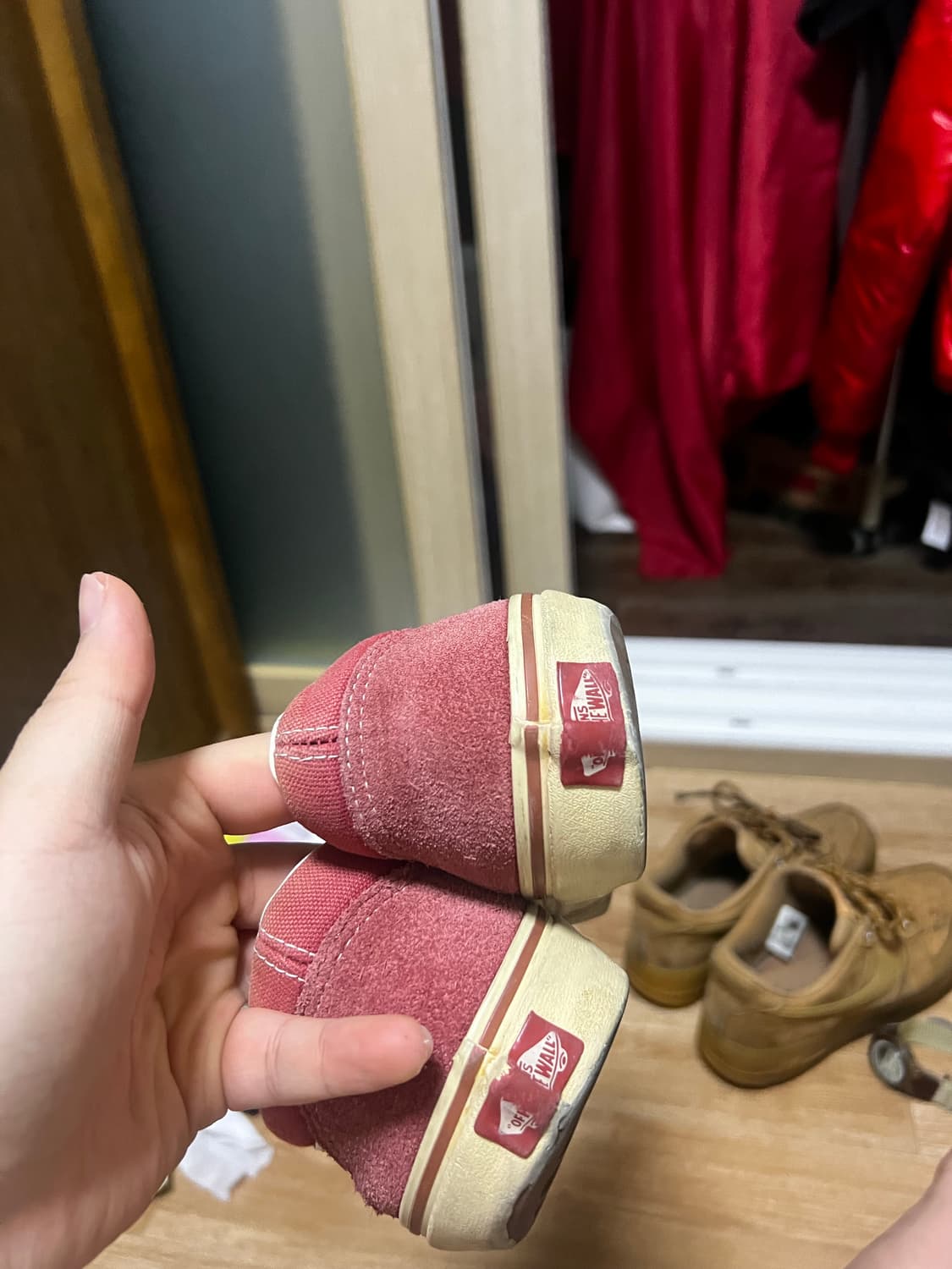 반스 올드스쿨 레드 스웨이드 265 상품이미지2