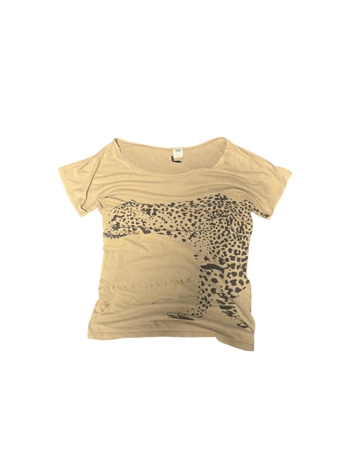 Leopard print slim t-shirt 상품이미지1