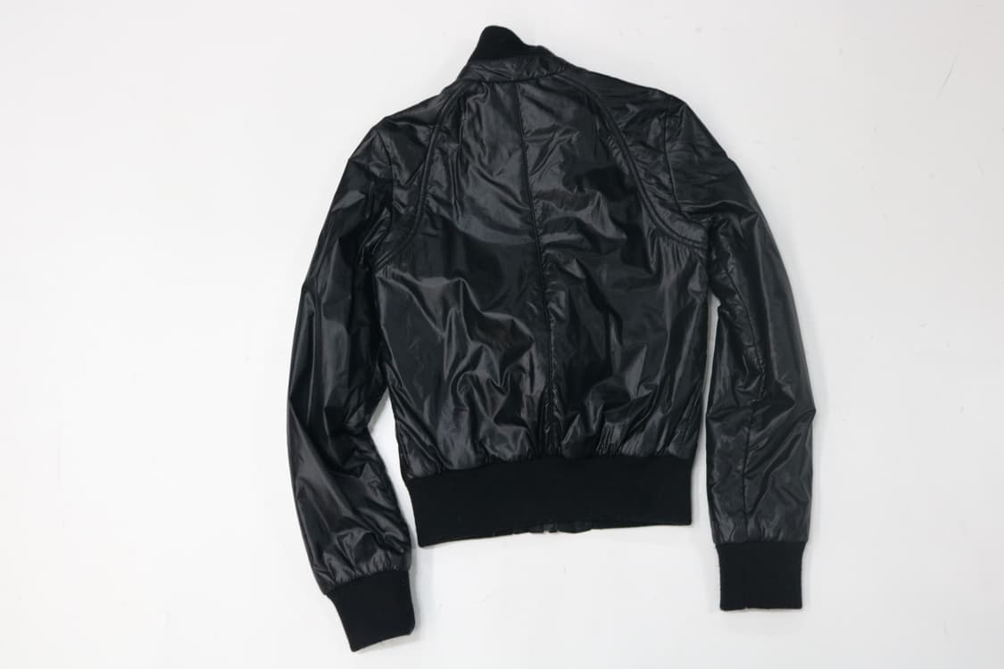 마우지(moussy) 빈티지 블랙 글로시 하이넥 블루종 자켓 상품이미지8