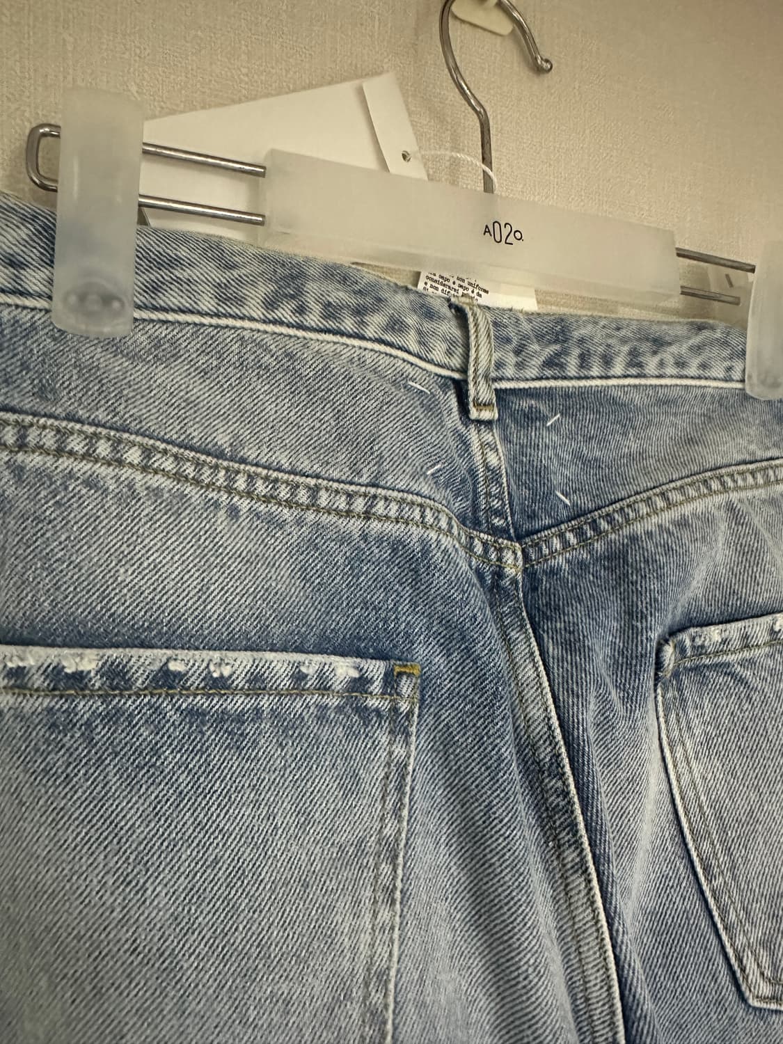 (42) 마르지엘라  콘트라스트 포켓 와이드 데님 진 팬츠 상품이미지5