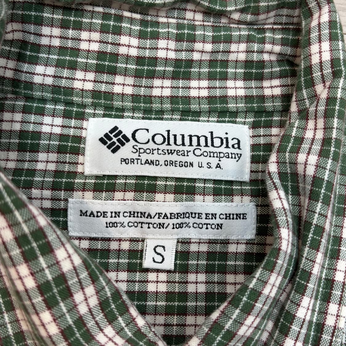 Columbia 콜럼비아 체크 반팔셔츠 피싱셔츠 상품이미지6