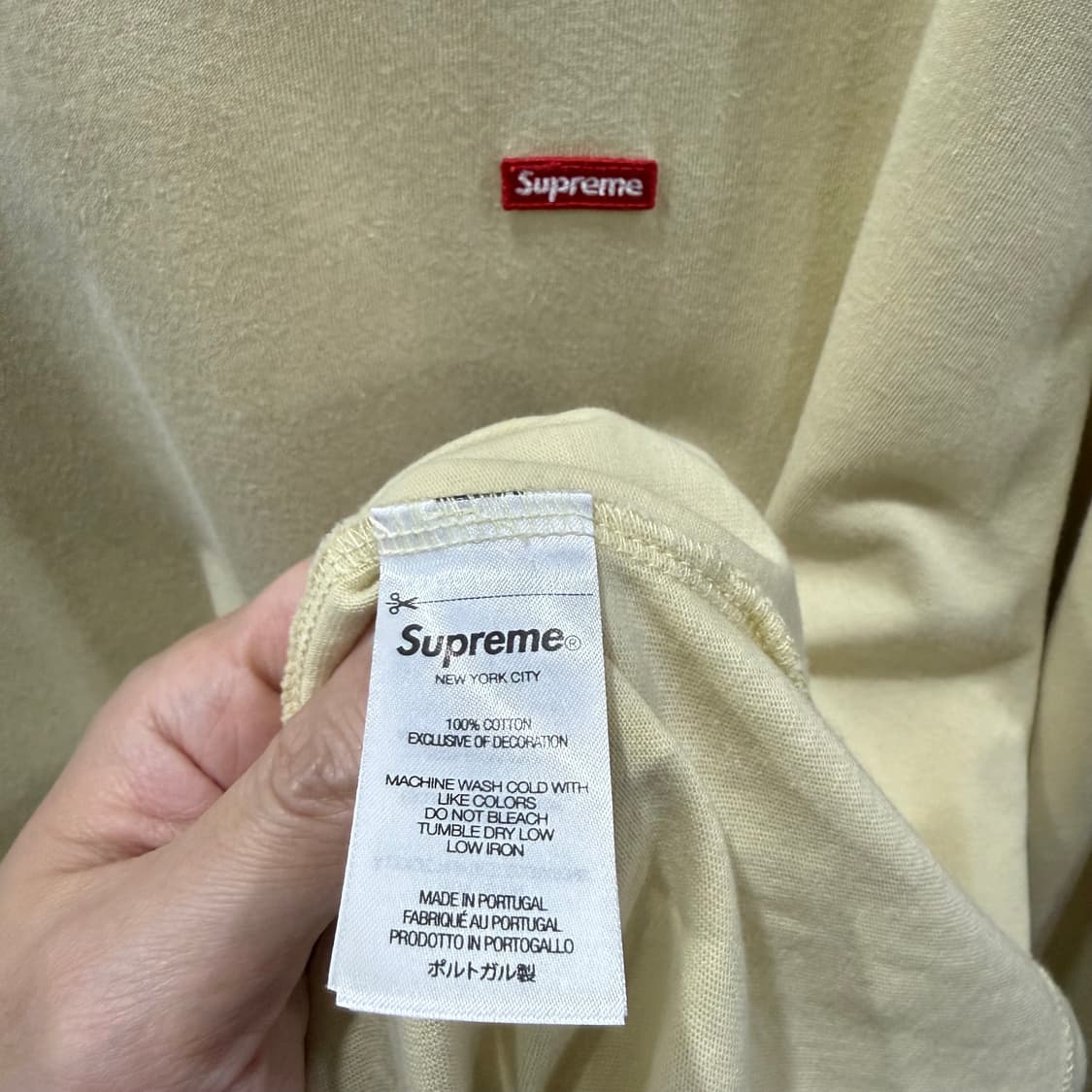 2XL 슈프림 Supreme 미니 박스 로고 롱슬리브 긴팔 티셔츠 상품이미지4