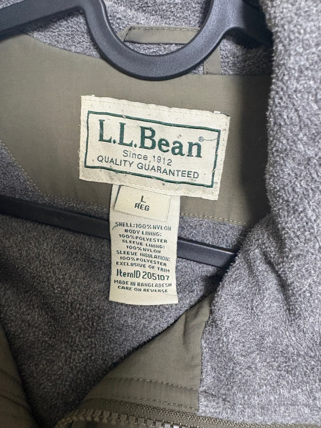엘앨빈 L.L Bean Warm Up Jacket 나일론 웜업 자켓 상품이미지6