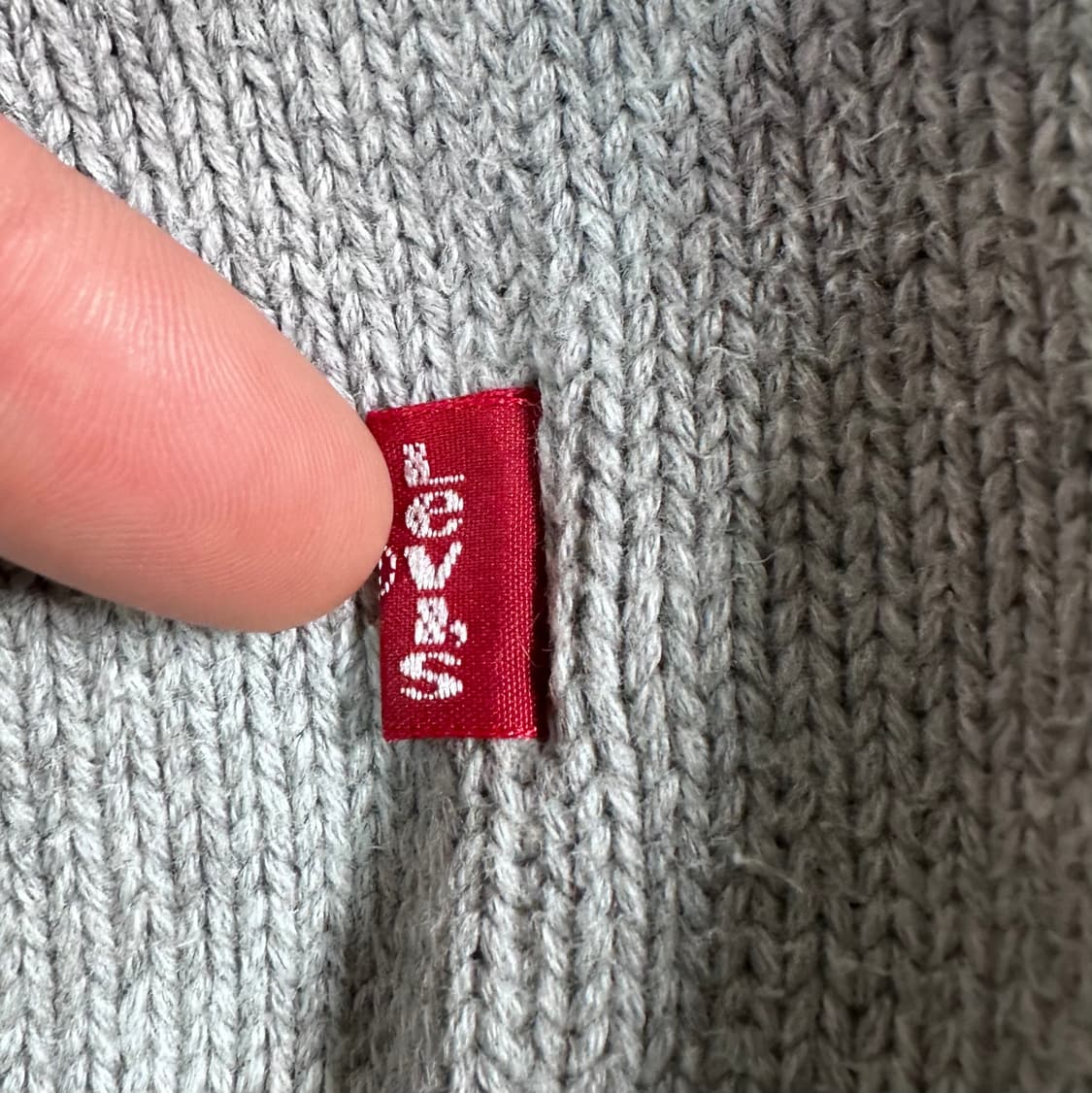 리바이스 그레이 코튼 니트  상품이미지5