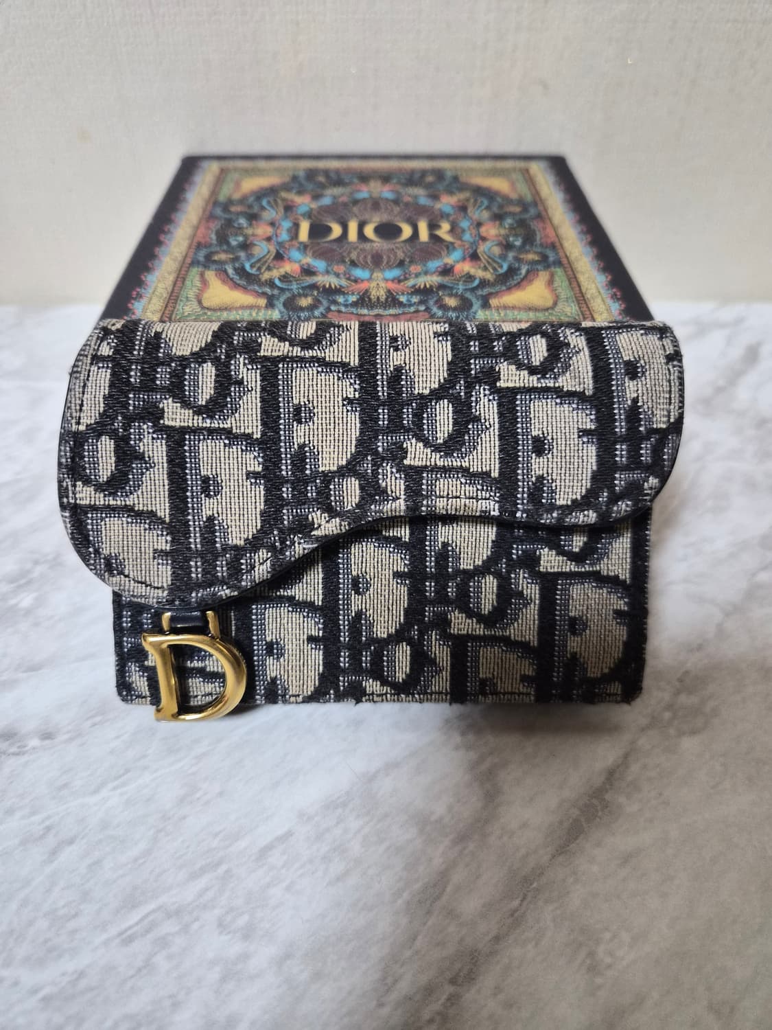 디올 오블리크 새들 카드지갑   상품이미지1