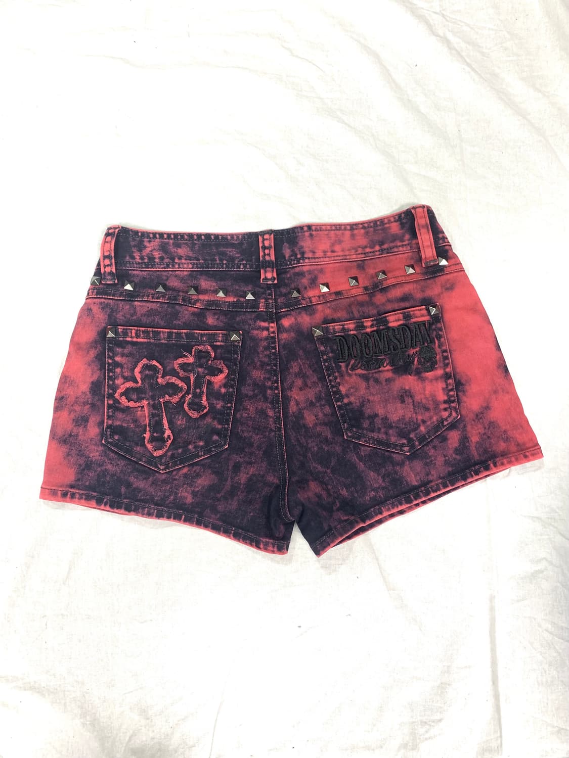 Ghost of Harlem red bleached cross patch 상품이미지1
