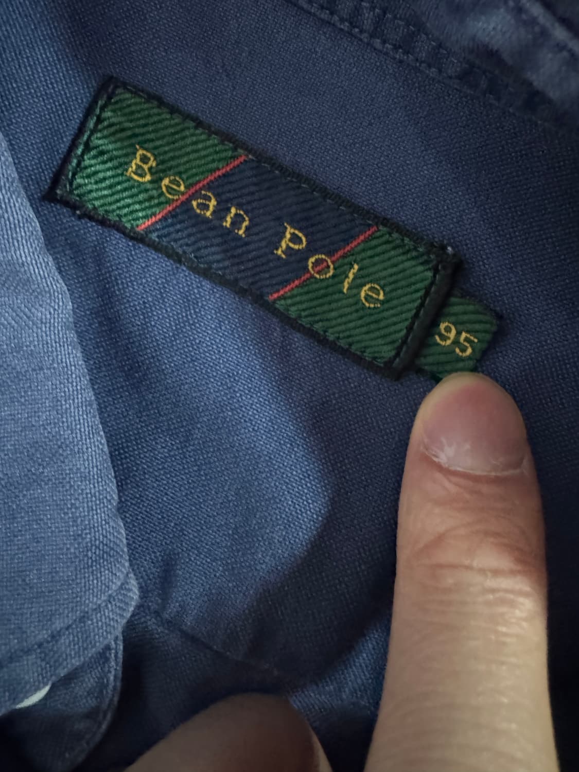 빈폴 beanpole 로고 옥스포드 코튼 셔츠 L 상품이미지3