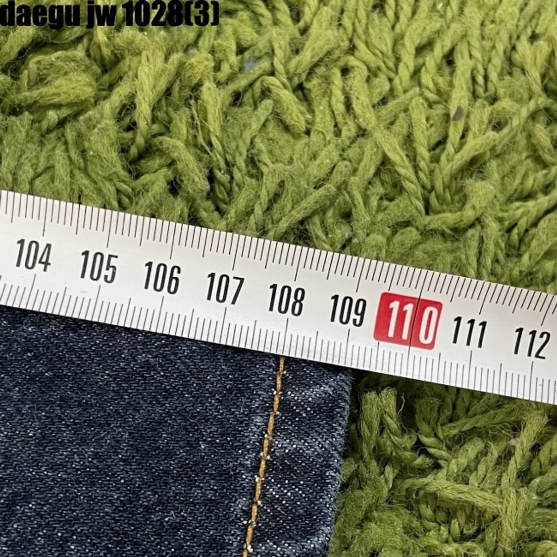 에비수 제팬 카모메 엠브로이드 데님팬츠 상품이미지10