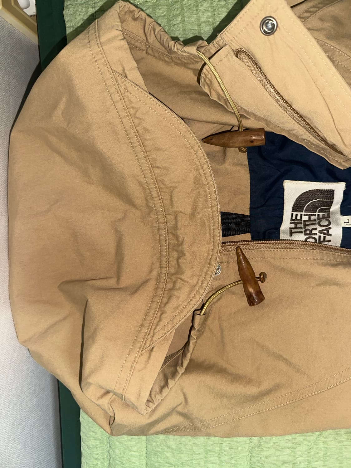 노스페이스 야상 점퍼 떡볶이 베이지 상품이미지4