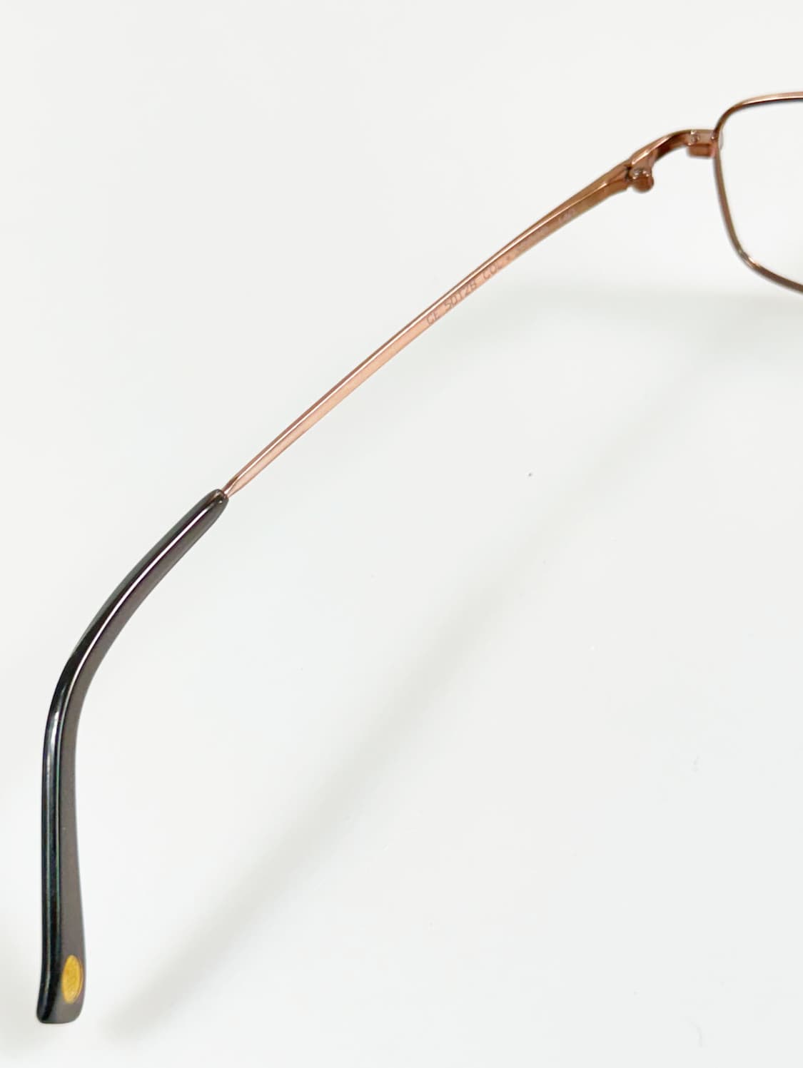 90s KALEIDO 브라운 메탈 슬림 스퀘어 빈티지 안경 상품이미지7