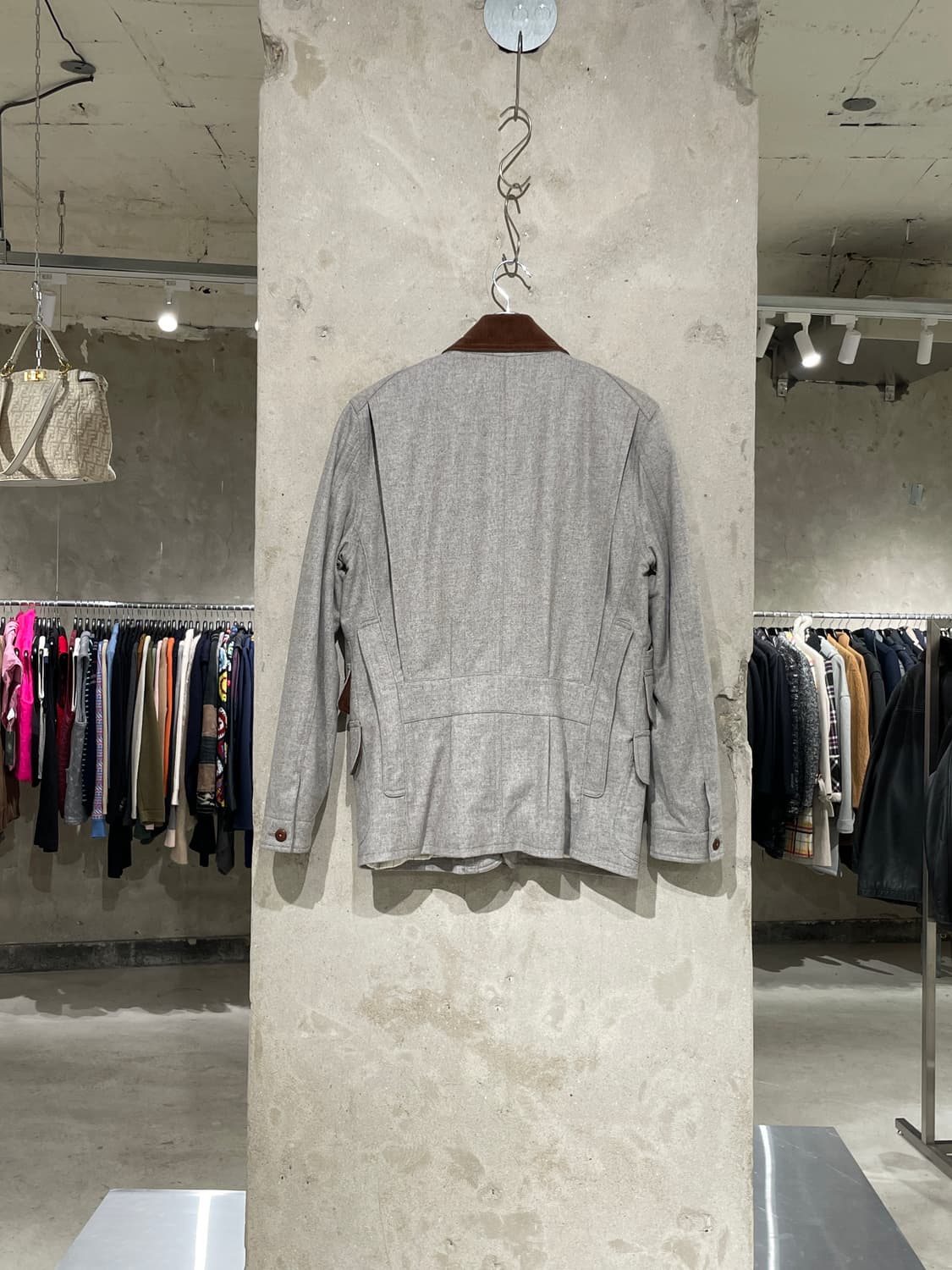 폴로 랄프로렌 멜란지 그레이 헌팅 자켓  상품이미지6