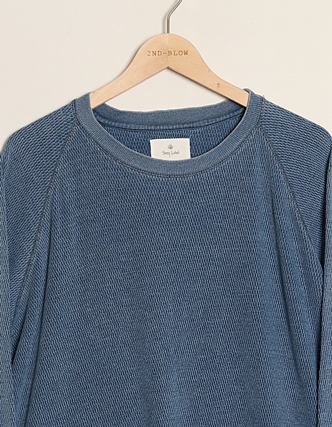 Sonny Label Indigo Thermal Shirts 상품이미지2