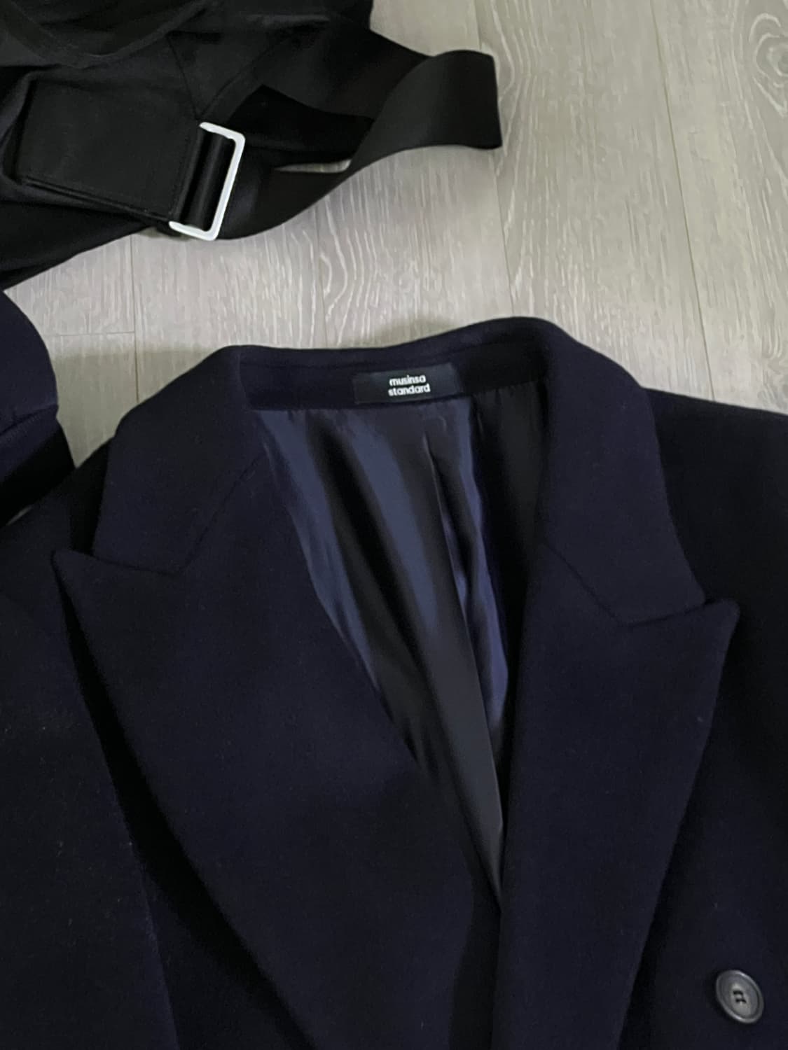 무신사 스탠다드 캐시미어 블렌디드 더블 코트 XL 상품이미지5