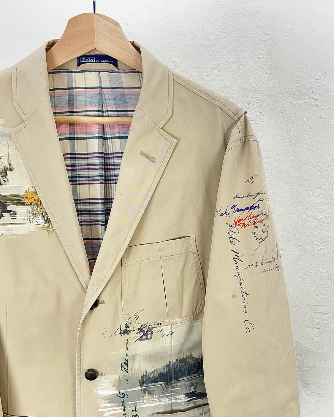 폴로 랄프로렌 라이트 베이지 레이크 피싱 코튼 트래퍼 자켓 상품이미지3