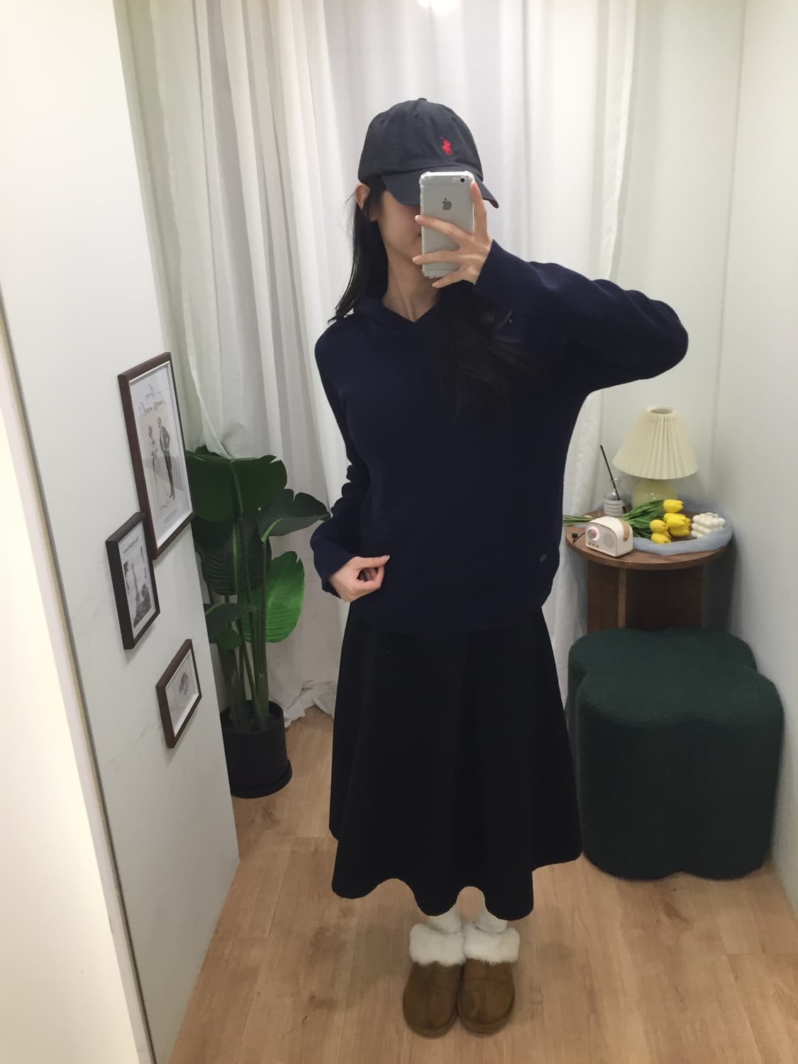 여성 폴로 니트후드티 95 상품이미지1