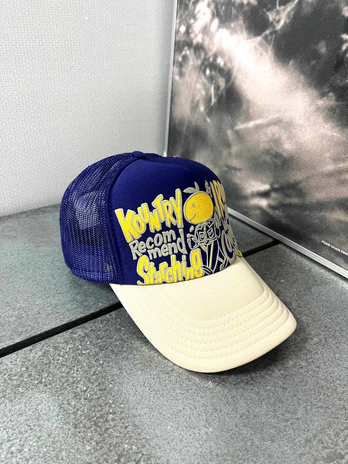 Kapital-Coneycowbowy Trucker Cap Purple  상품이미지4