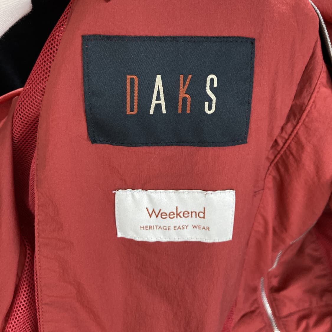 닥스 남성 컬러배색 긴팔캐주얼 바람막이 110 상품이미지4