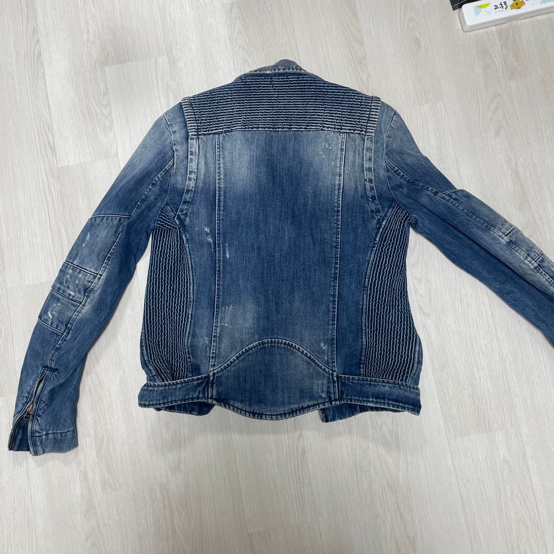 pierre balmain 피에르 발망 라이더 청재킷 상품이미지4