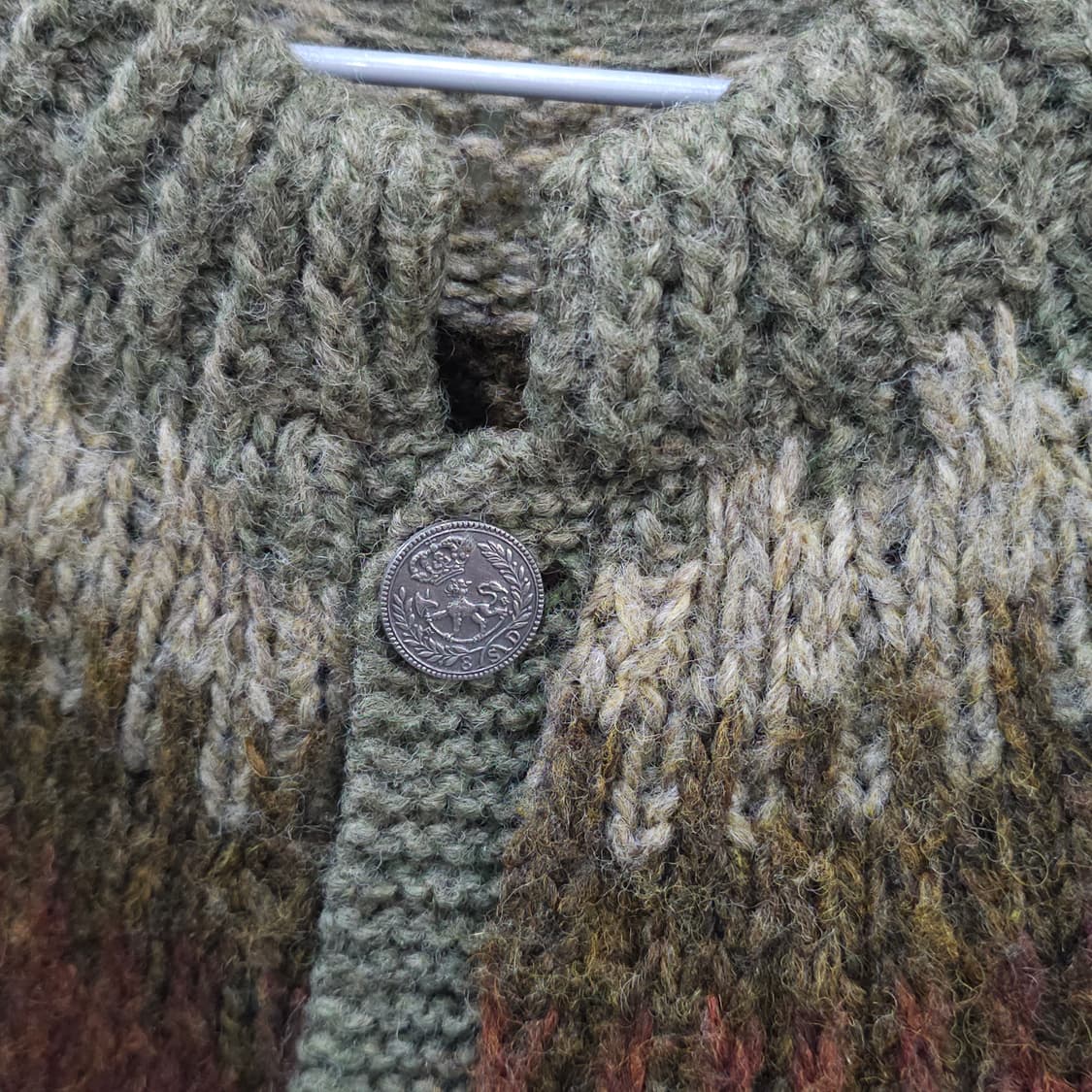 80s Danspun 핸드니트 스웨터- 프리사이즈 상품이미지3