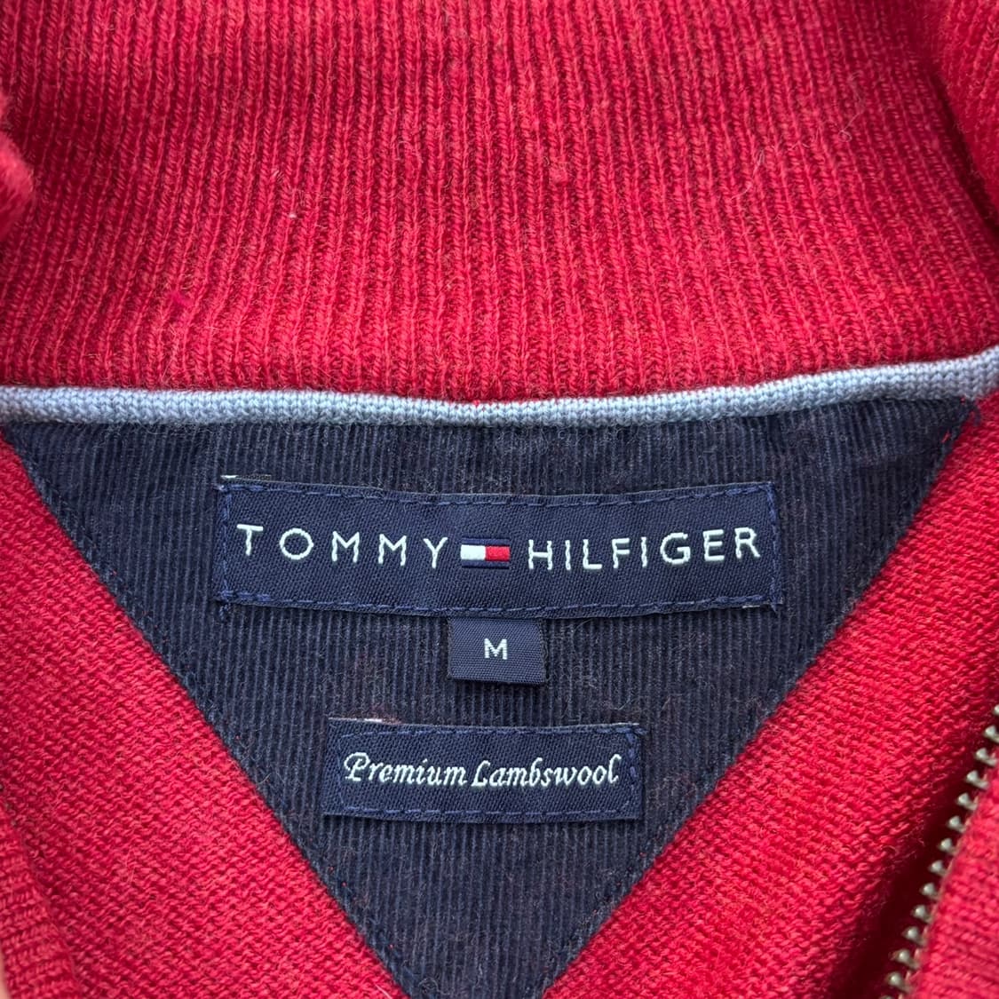 M 타미힐피거 클래식 반집업 긴팔 니트 0429E 상품이미지3