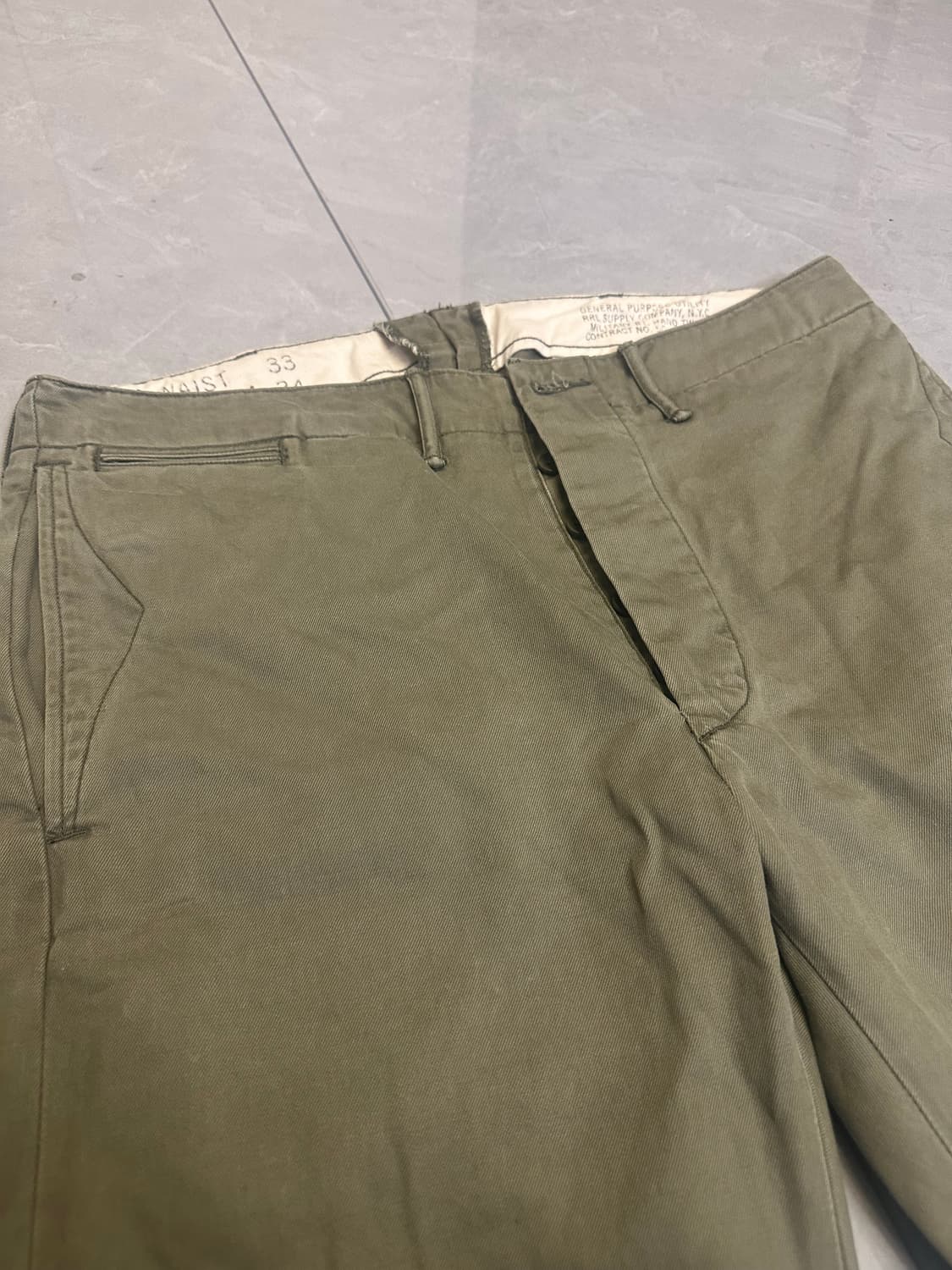 Rrl 더블알엘 카키 팬츠 33 상품이미지2