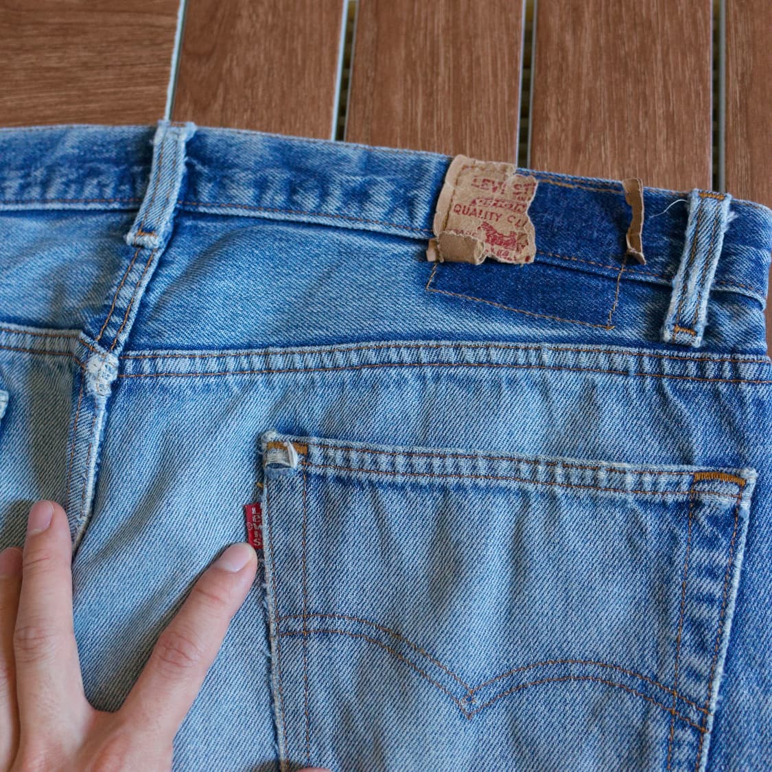 90’s Levi’s 501 USA made denim pants 상품이미지7
