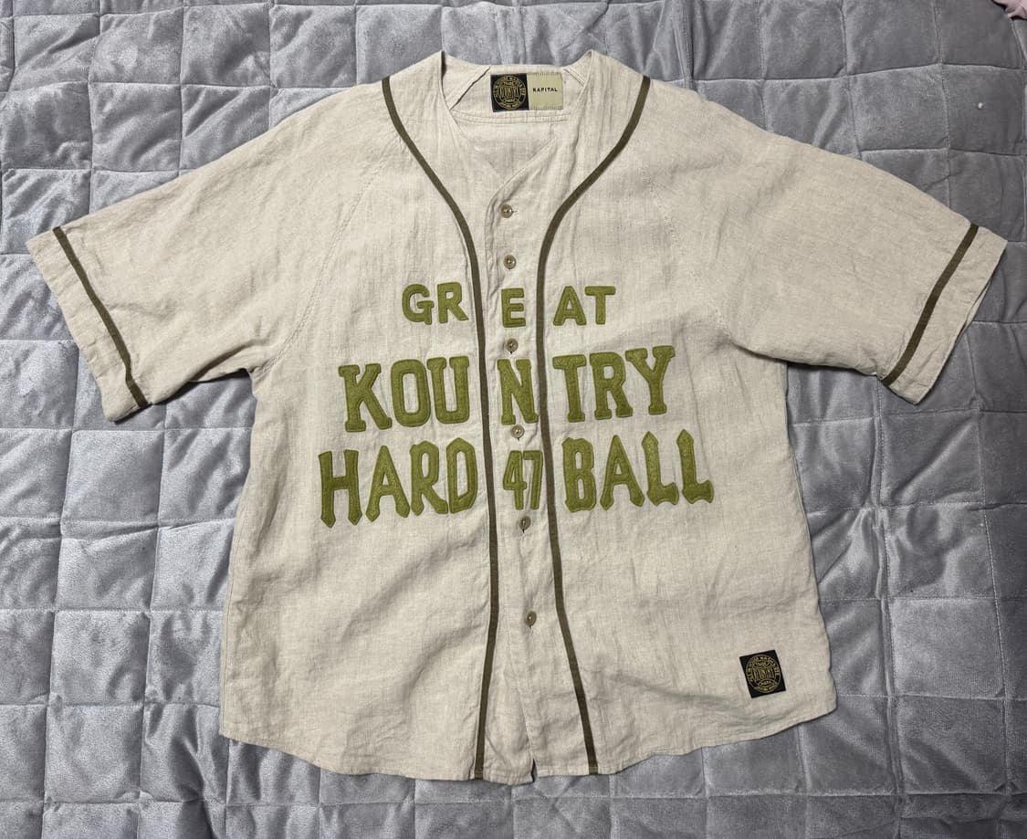 캐피탈 베이스볼 셔츠 3사이즈 민트급 팝니다 상품이미지1
