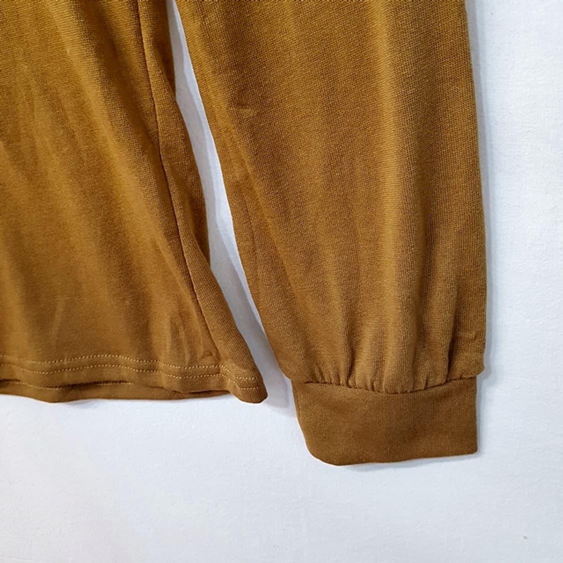 [새상품] axes femme 프릴 티셔츠 카멜 상품이미지4