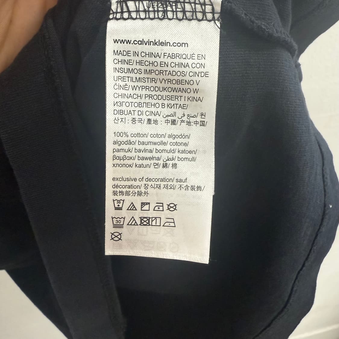캘빈클라인 프린팅 하프 티셔츠 (L) 상품이미지3