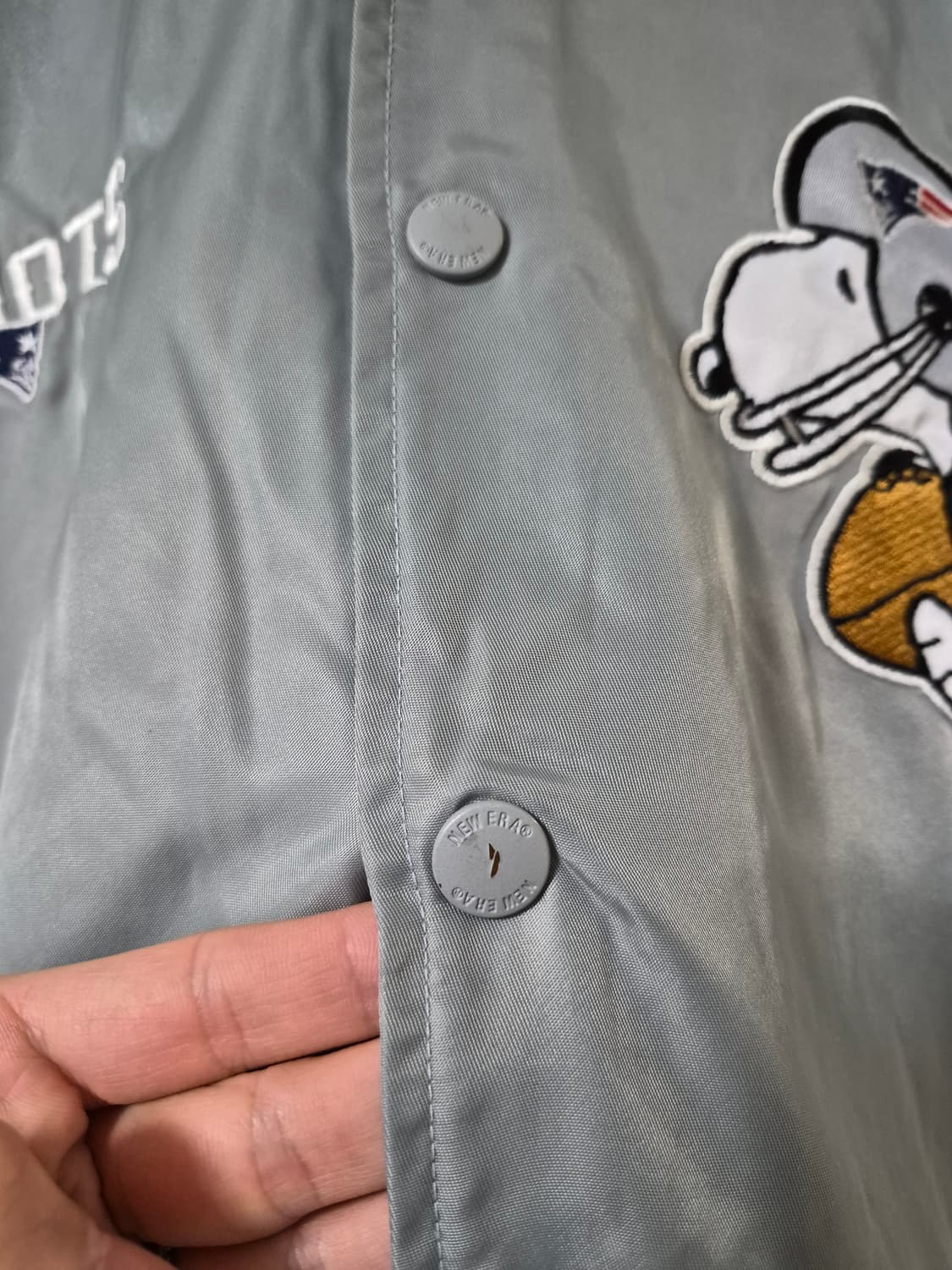 (L) 뉴에라 x 스누피 nfl 바시티 자켓 상품이미지7