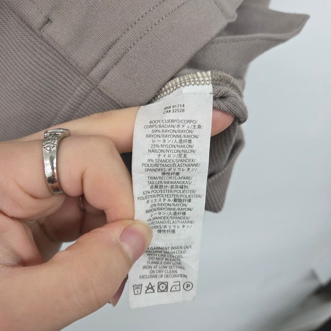 A|X 아르마니 익스체인지 자켓 브라운 여s 상품이미지6