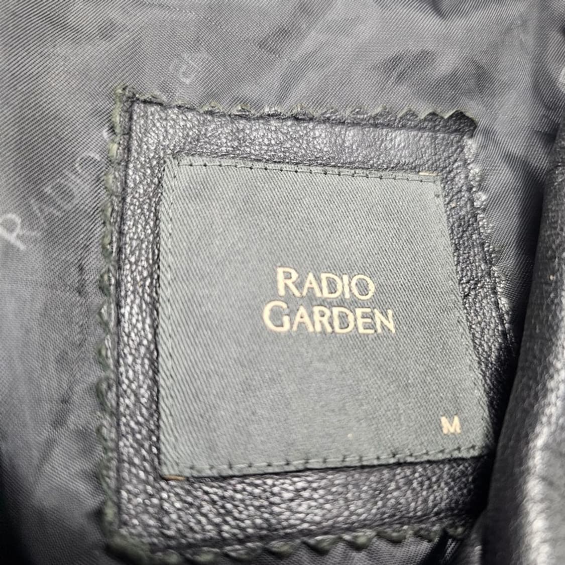 라디오가든 양가죽 집업 자켓 M 상품이미지5