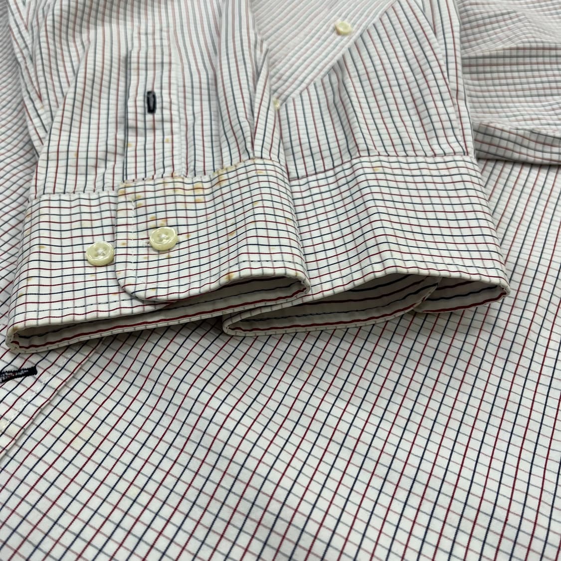 [M] 타미힐피거 빈티지핏 테터솔 체크 셔츠 남방 3928 상품이미지6
