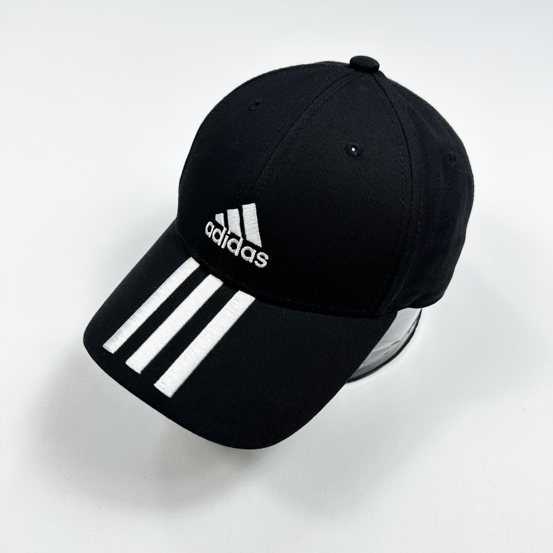 아디다스 오리지널 삼선 블랙 볼캡 모자 상품이미지1