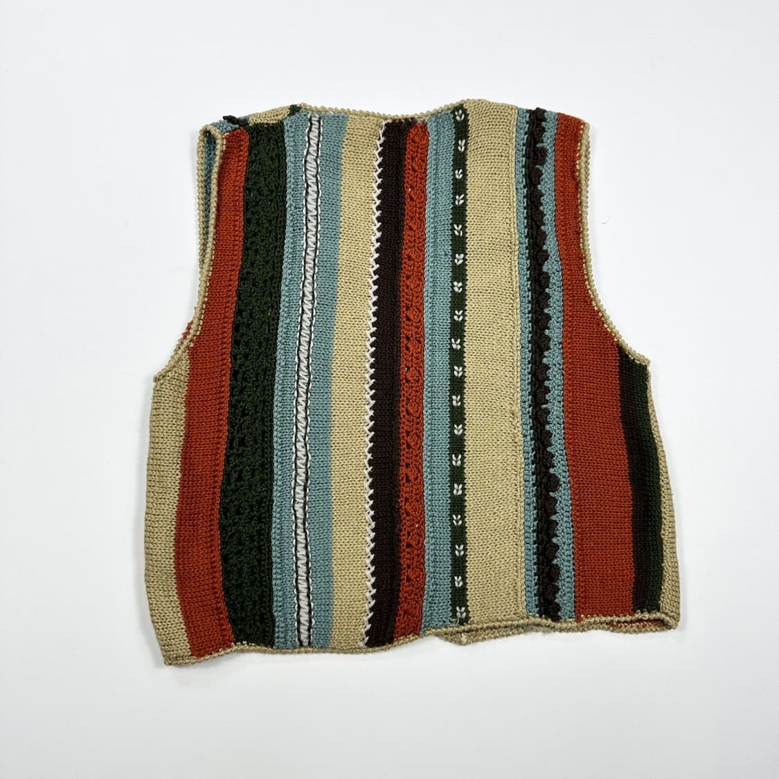 VTG 빈티지 케이블 니트 가디건 베스트 (S 여성추천) 상품이미지3