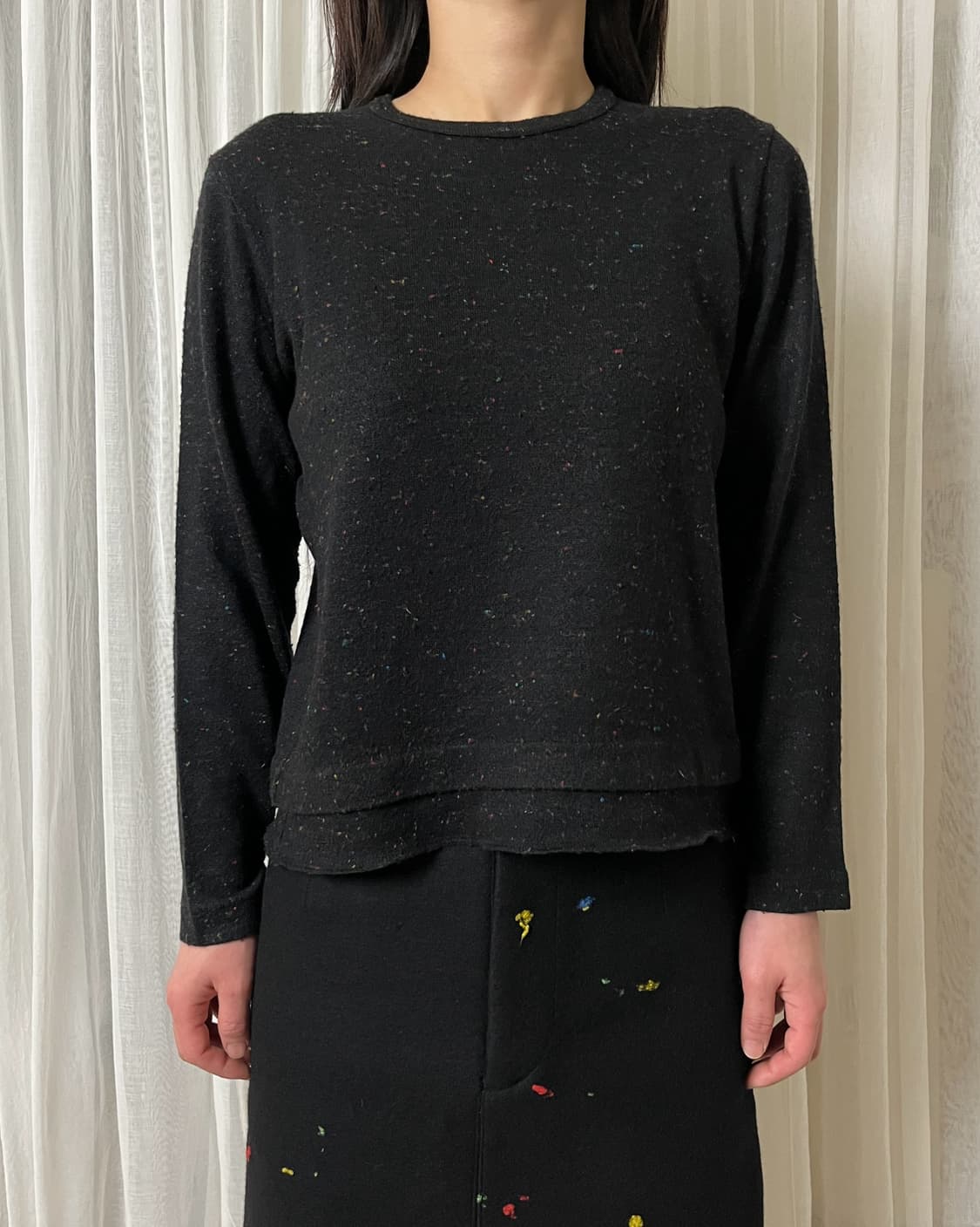 꼼데가르송 네프울 레이어드 컷앤소 comme des garcons 니트 상품이미지7